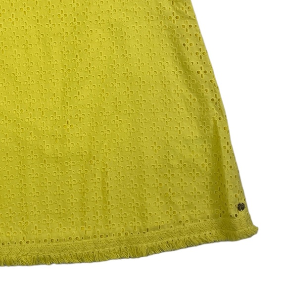 Lili Gaufrette Girls Yellow Dress Size 8 - Picture 6 of 6